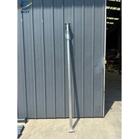 Étai de construction télescopique réglable en acier galvanisé Q235 de type italien pour coffrage en béton