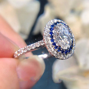 Anillo de Diseño Ovalado para Mujer, Estilo de Engaste Redondeado, Anillo de Uso Diario - Product Image 3