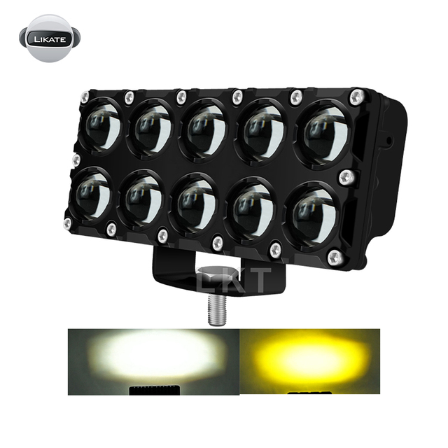 LED Lens Headlight Driving Work Light Fog Lamp Bulb Motorcycle Spotlights for Car Truck SUV ATY Lighting Systems