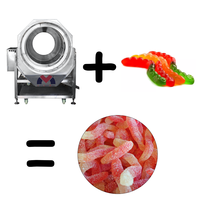 2023 vente chaude prix d'usine automatique gommeux bonbons ponçage sucre bonbons arrose polisseuse de LOM