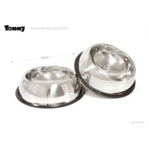 Ciotola per animali domestici Yommy in acciaio inossidabile da 26 cm per cani e gatti - Product Image 2