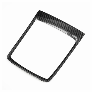 Shasha Real Carbon Fiber Interior Accessories <b>Gear</b> Shift <b>Knob</b> Trim Frame for WRX 2015-2021 - Product Image 1