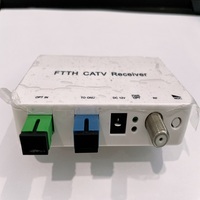 Nodo Óptico CATV FTTH 1310nm/1550nm con AGC/MGC WDM para ONU FTTH CATV, Receptor de Fibra RF, Mini Nodo, Receptor de TV Óptico