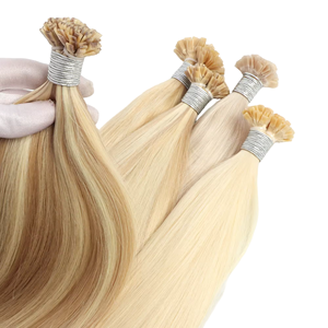 生发批发双拉伸生俄罗斯生角质层雷米头发角蛋白U平I尖人发延伸 - Product Image 3