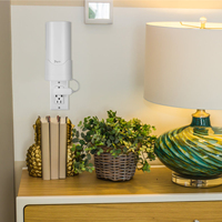 Soporte de Pared para Sistema WiFi Mesh TP-Link Deco M4/E4/S4/S7/P9, Organizador Electrónico, Paquete de 3, Blanco, ABS Resistente