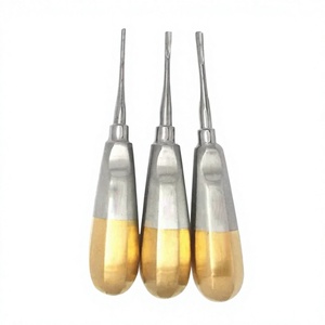 Élévateur de racine en acier inoxydable, instrument chirurgical dentaire manuel pour chirurgie orale - Product Image 1