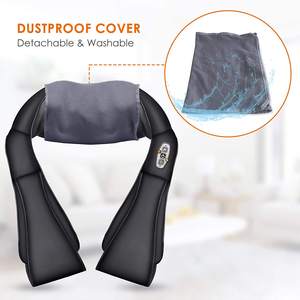 Potente <span class=keywords><strong>Mini</strong></span> masajeador de cuello inalámbrico eléctrico Control remoto inteligente Calefacción Cinturón de masaje electrónico inteligente - Product Image 4