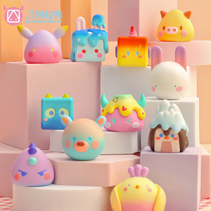 Juguete blandito antiestrés, Caja Sorpresa, Monstruo Geométrico, Mundo de Purpurina, Muñecas y Figuras, set de regalo de juguetes en caja sorpresa, 24 piezas - Product Image 2