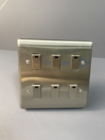Nouveauté : Module de commutation DP 20A, double pôle, distribution d'alimentation industrielle, montage sur rail DIN, acier inoxydable, étanche, durable