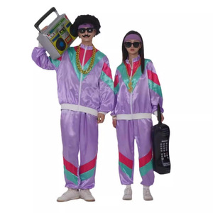 Mode femmes hommes 1980s <span class=keywords><strong>Disco</strong></span> Hippie survêtement déguisement dame hommes Hippies costumes fête pour Costumes adultes - Product Image 6