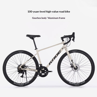 Vélo de course sur route à transmission manuelle, vélo de ville sportif, vélo pour étudiants, 14 vitesses, frein pour tourner en virage