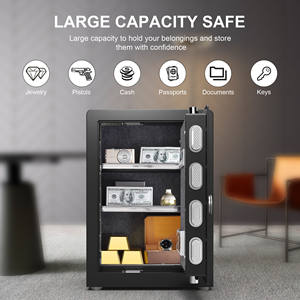 Coffre-fort de nouvelle conception avec serrure électronique à <span class=keywords><strong>code</strong></span> et empreinte digitale, à une seule porte, pour usage domestique - Product Image 6