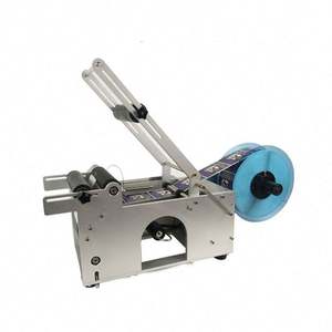 Machine d'étiquetage de table électrique manuelle pour bouteilles rondes et bouteilles de boissons - Product Image 2