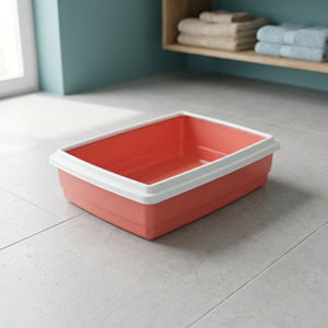 Caja de Arena para Gatos de Plástico Premium, Fácil de Lavar, Fabricada en Italia, con Herramientas - Product Image 2