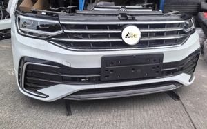 Pour VW <span class=keywords><strong>Tiguan</strong></span> L 2020-2024 Ensemble de pare-chocs avant comprenant les grilles centrales, les phares, le réservoir d'eau, le cadre - Product Image 4