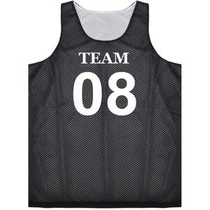 2025 maillot de basket-ball XS pour hommes personnalisé débardeur en maille réversible maillot de mêlée avec nom/numéro double face - Product Image 2
