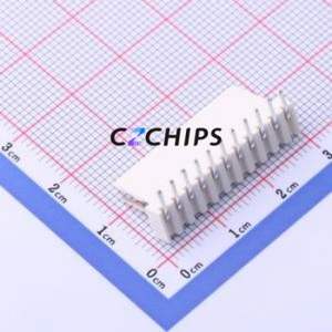 HC-2510-11AW Wire-to-Board Pin Header Bent Lead Through Hole,P=2.54mm Connector 1x11P 2.54mm Right Angle Insert 11P - Product Image 2