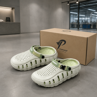 Sandales de sport EVA à séchage rapide avec logo personnalisé en relief, antidérapantes et légères, sabots à bout fermé
