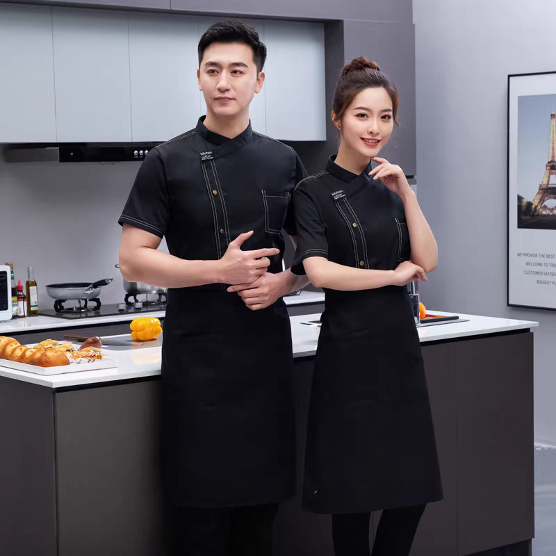 Black short-sleeved shirt