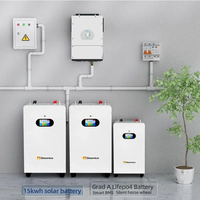 Produit phare : Système d'énergie solaire hors réseau 5 kW, 10 kW, 20 kW avec onduleur MPPT à onde sinusoïdale pure et batterie lithium-ion 110-240 V pour usage domestique