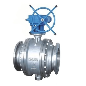 API Manual Operated ASTM A105 A105N A266-2 A182 F304 F304L F316 F316L F317L A336 Flanged Trunnion Ball Valve - Product Image 3