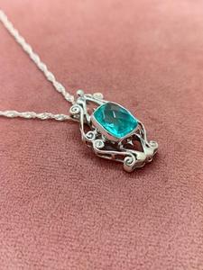 Natural Gemstone Fashion Jewelry Set with Elegant Pendant and Earrings Using <b>Real</b> Quartz <b>Crystal</b> Material Sterling Silver - Product Image 5