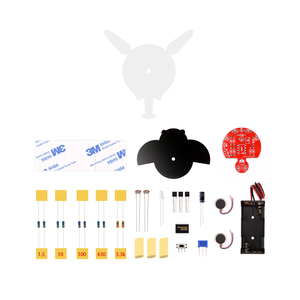 KUONGSHUN China hecho sin batería no programable Robot juguetes DIY Robot cubo luciérnaga fotosensible Robot Kits en caja de papel - Product Image 6