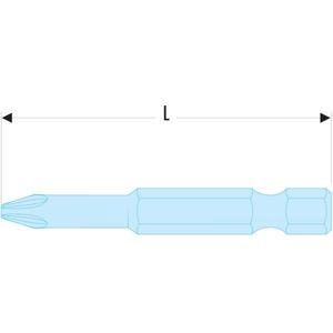 FACOM - EP.631T High Perf' bits - 6 Series para Phillips®Tornillos de cabeza cruzada-EAN 3148510241579 INSERTOS PARA PUNTAS DE ATORNILLADO - Product Image 2