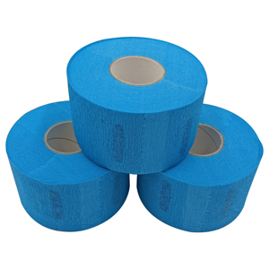 Carta per il collo salone di bellezza 80g strisce di avvolgimento blu Ruffles Roll Neck Strips Ruffles parrucchiere colorato per il salone - Product Image 3