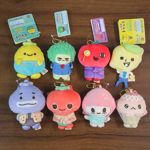 Venta al por mayor de divertidos peluches de frutas y verduras: Brócoli, Limón, Fresa, Melocotón, Pimiento, Tomate, 8-10CM - Product Image 3