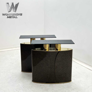 Patas de Mesa de Comedor de Acero Inoxidable con Estampado de Serpiente, Lujosas, para Sala de Estar, Accesorios para Muebles del Hogar - Product Image 2