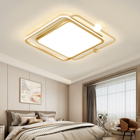 Plafonnier LED, Lampe de chambre moderne et simple, Lumière de luxe pour chambre principale, Luminaire principal minimaliste pour pièce