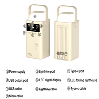 Batterie Externe Haute Capacité Power Station PD22.5W Charge Rapide 80000 mAh avec Câbles pour Camping