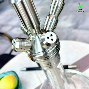 Ensemble de narguilés allemands en acier inoxydable Original MIG 3.0 Premium Hookah 2 Hose Pipe Lounge Bar Cafe Restaurant Smoke Shisha Hookah - Product Image 2