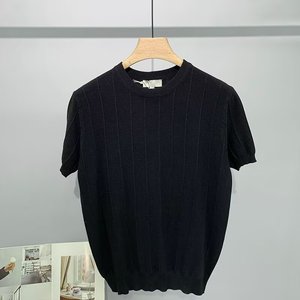 เสื้อยืดแขนสั้นผู้ชายสีทึบคอกลมระบายอากาศได้ดีฤดูร้อนเสื้อวัยรุ่นสวมใส่ MLXL2XL3XL - Product Image 4