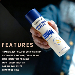 Gel de Afeitar Terapéutico con Avena, Certificado GMPC//MSDS, Fórmula Humectante y Suave, Crema de Afeitar que Ayuda a Prevenir Cortes - Product Image 2