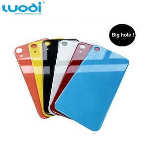 Cubierta de cristal trasera para <span class=keywords><strong>iPhone</strong></span> 8/8P/X/XR/XS MAX, agujero de repuesto para cámara grande, <span class=keywords><strong>precio</strong></span> de fábrica - Product Image 1
