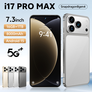 17 Pro Max nhà máy 7.3 inch 5G 2G LTE điện thoại thông minh Deca core CPU 108mp phía sau máy ảnh HD OLED 120Hz Dual Sim 8000mAh <span class=keywords><strong>Android</strong></span> 15 16GB - Product Image 3