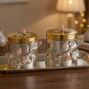Classic Stainless steel Spice Container With Lid Engraved Floral Design Round Shape <b>Storage</b> <b>Box</b> For <b>Kitchen</b> Use - Product Image 2