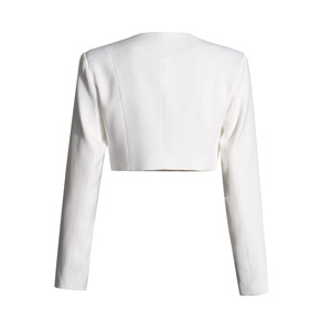 Nuevo Conjunto de 2 Piezas para Mujer, Pantalones Anchos de Malla Corta con Mangas Largas, Estilo Moderno - Product Image 4