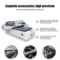 Imprimante à plat UV automatique haute précision nouvelle génération 6090 pour l'impression en relief braille et l'impression de cartes sur métal, plastique, PVC, acrylique