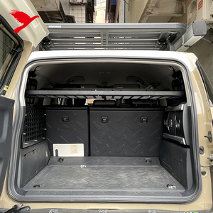 Para <span class=keywords><strong>Toyota</strong></span> <span class=keywords><strong>FJ</strong></span> Cruiser 2007-2022 <span class=keywords><strong>accesorios</strong></span> de coche almacenamiento Modular Molle Panel sistema aleación de aluminio maletero estante equipaje 1 Juego - Product Image 4