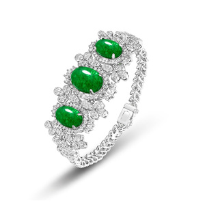 EXITOSO <strong>Emerald</strong> Luxury African <strong>Jewelry</strong> <strong>Sets</strong> for Women Wedding Party Zircon Crystal Dubai Bridal <strong>Jewelry</strong> <strong>Set</strong> Gift - Product Image 2