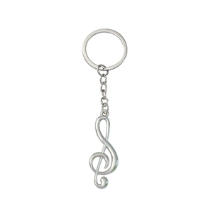Llavero Metálico con Nota Musical, Regalo Creativo y Práctico, Colgante con Símbolo Musical - Product Image 1