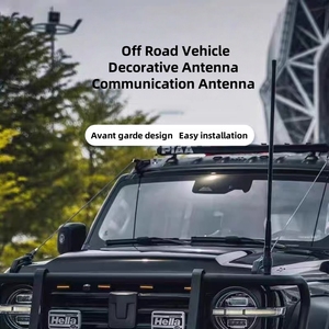 <strong>FM</strong>/VHF/UHF/CB Heavy Duty Barrel Spring Fiberglass Communication <strong>Antenna</strong> for 4WD 4x4 Truck SUV Car Radio Communication - Product Image 6