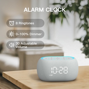 Reloj Despertador Digital HiFiD, Dispositivo <span class=keywords><strong>para</strong></span> Ayudar a <span class=keywords><strong>Dormir</strong></span> con Altavoz Inalámbrico, Sonido Relajante, Temporizador <span class=keywords><strong>y</strong></span> Luz Cálida <span class=keywords><strong>para</strong></span> Dormitorio - Product Image 2