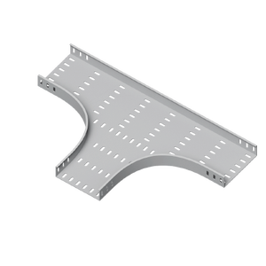 Raccord de chemin de câbles perforé en acier personnalisable de 4 pouces pour la construction, à haute capacité - Product Image 1