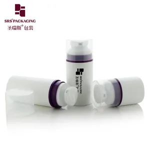 中国供应商PP塑料护肤精华液包装50毫升100毫升150毫升200毫升无气泵瓶白色