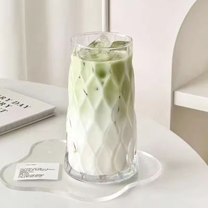 Vaso de Vidrio Minimalista Clásico para Bebidas, Té, Leche, Café, para el Hogar, Bar y Fiestas, Venta al Por Mayor de Fábrica - Product Image 4