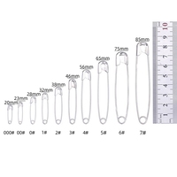 1000 épingles de sûreté en vrac de 28 mm avec une épaisseur de 0,7 mm, parfaites pour les vêtements, l'artisanat, la couture, les événements sportifs
